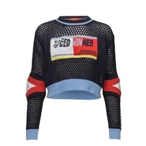 Tommy Hilfiger Collection TOMMY GIGI 2017 Speed Winner Sweater Blue